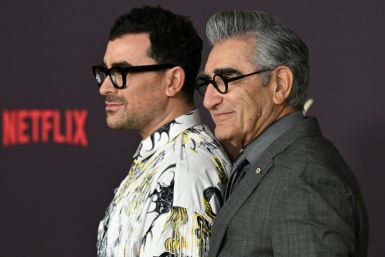 Father-and-son acting duo Dan (L) and Eugene Levy (R) will host the 76th Emmy Awards ceremony