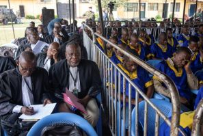 The first hearing in the trial over a failed alleged coup attempt in the Democratic Republic of Congo was in June