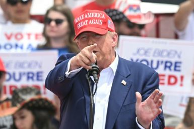 Former US president Donald Trump is hoping to beat incumbent Joe Biden at elections in November
