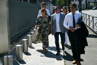 Gisele P. arrives to attend the trial in Avignon of her husband