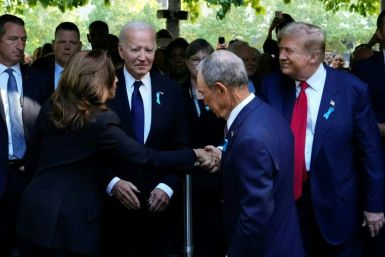 Harris and Trump at 9/11 memorial