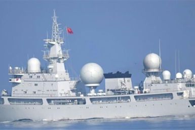The Japanese defence ministry said it had observed five Chinese naval ships entering the Sea of Japan