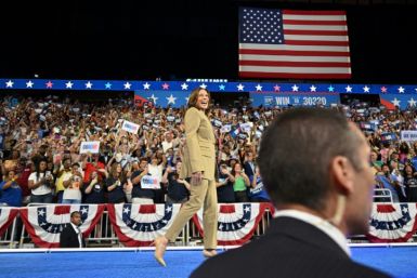 Kamala Harris, shown here at a campaign rally in Arizona, has been greeted by a surge of enthusiasm since President Joe Biden dropped out of the race and endorsed her instead