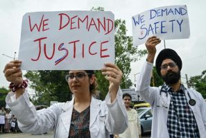 Many of the protests in multiple cities have been led by doctors and other healthcare workers, but also joined by tens of thousands of ordinary Indians demanding action