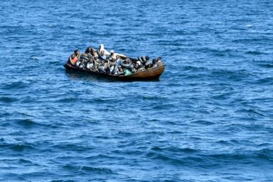 Migrants try to flee to Europe on board small boats like this one, intercepted by Tunisian coast guards in August 2023