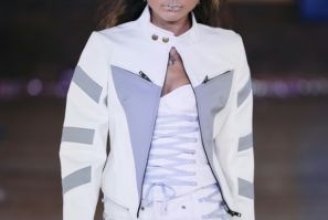 Models flaunted punk-inspired hairdos, accessories bejewelled in diamantes, and tangled earbuds with phones