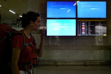 The outages affected companies relying on Microsoft Windows software: When they applied the update, the incompatible software crashed computers into a lifeless state known as the "Blue Screen of Death"
