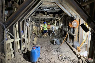 Railway tunnel collapse