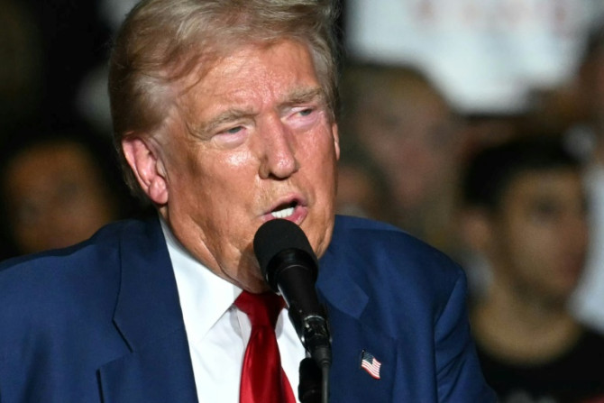 Republican presidential candidate Donald Trump is competing against Democrat Kamala Harris in this year's US election