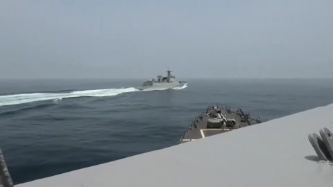 Taiwan Strait: Chinese ship 'cuts off U.S. destroyer'  