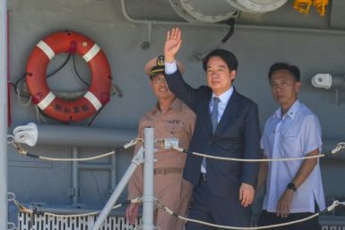 Taiwan's President Lai Ching-te on Wednesday rallied for support of the island's troops after visiting a pilot who ejected from his malfunctioning fighter jet