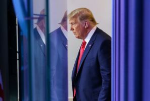 Then-US president Donald Trump was impeached by the Democratic-majority House of Representatives in 2021 for inciting an insurrection but was acquitted by the Senate