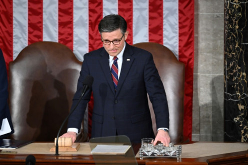 US House Speaker Mike Johnson said Wednesday he would advance a $61 billion package of funding for Ukraine