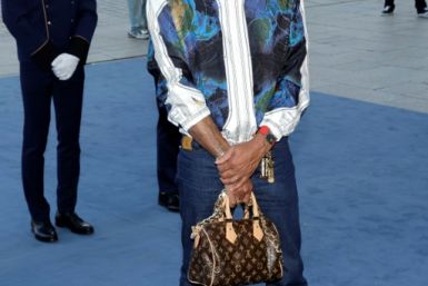 US rapper and fashion designer Pharrell Williams was there